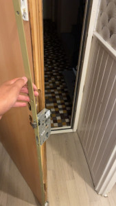 Ouverture porte blindée